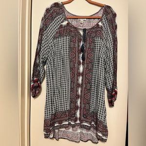 Dress Barn Boho Tunic Size 2X